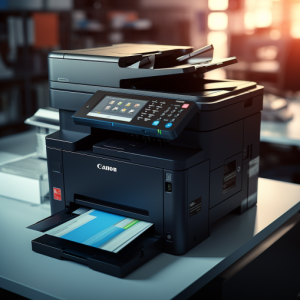 An image of compact photocopy machine